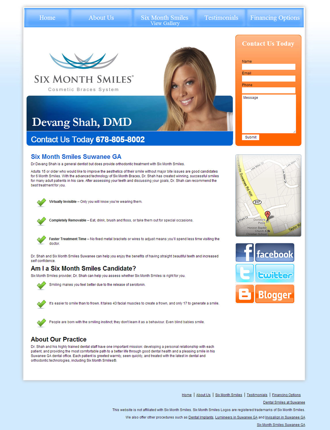 Six Month Smiles InfoSite by Now Media Group