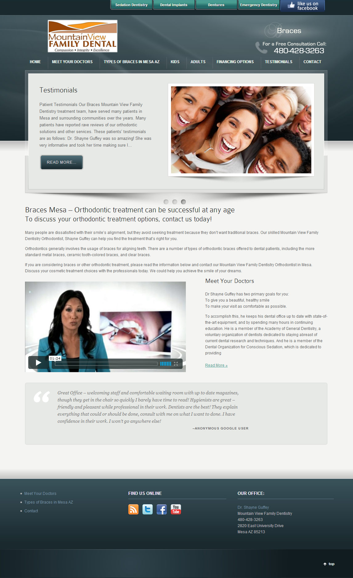 Braces InfoSite by Now Media Group