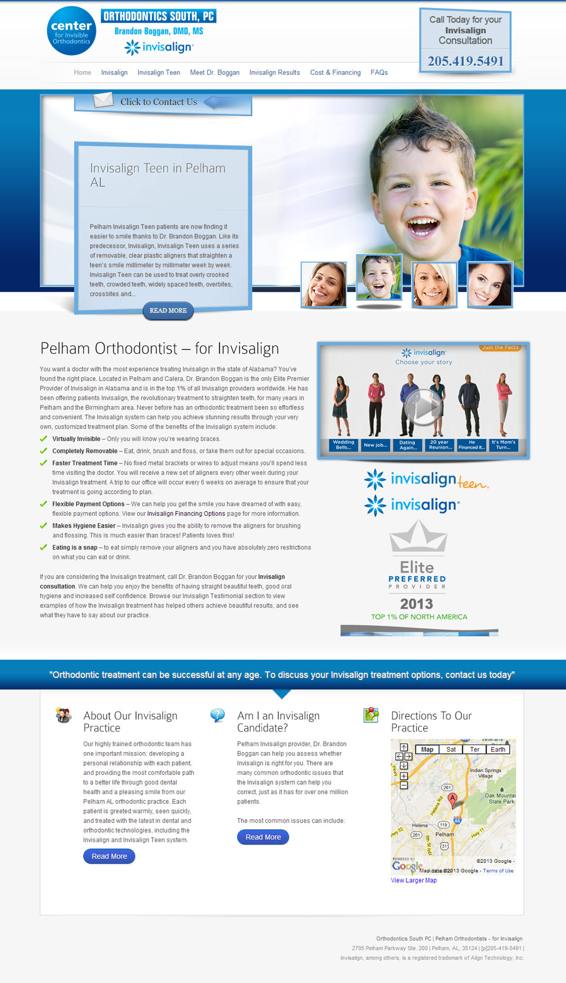 Clear Braces InfoSite by Now Media Group
