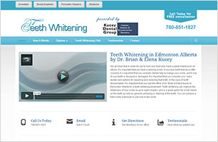 Teeth Whitening InfoSite by Now Media Group