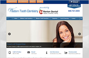 Wisdom Tooth Extraction InfoSite by Now Media Group