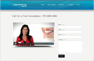 Teeth Whitening InfoSite by Now Media Group