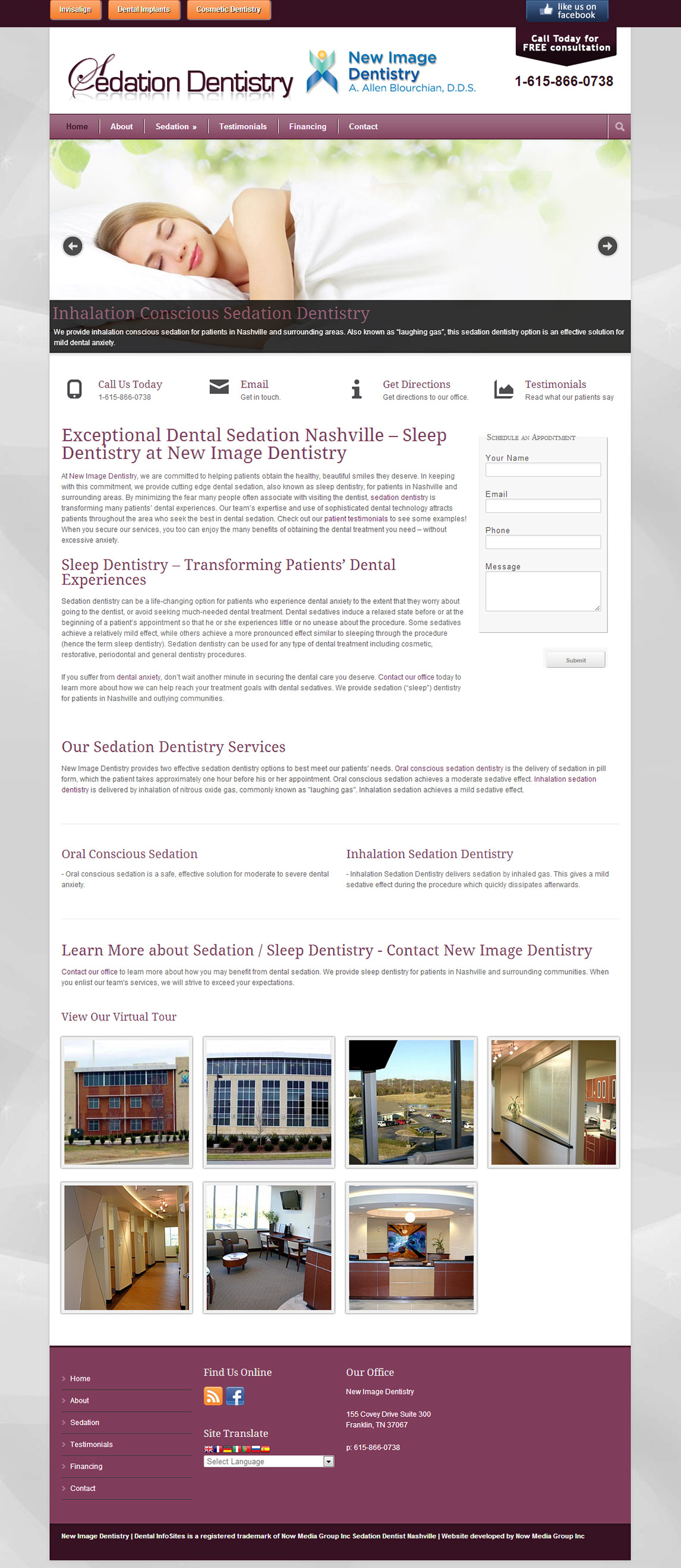 Sedation InfoSite by Now Media Group