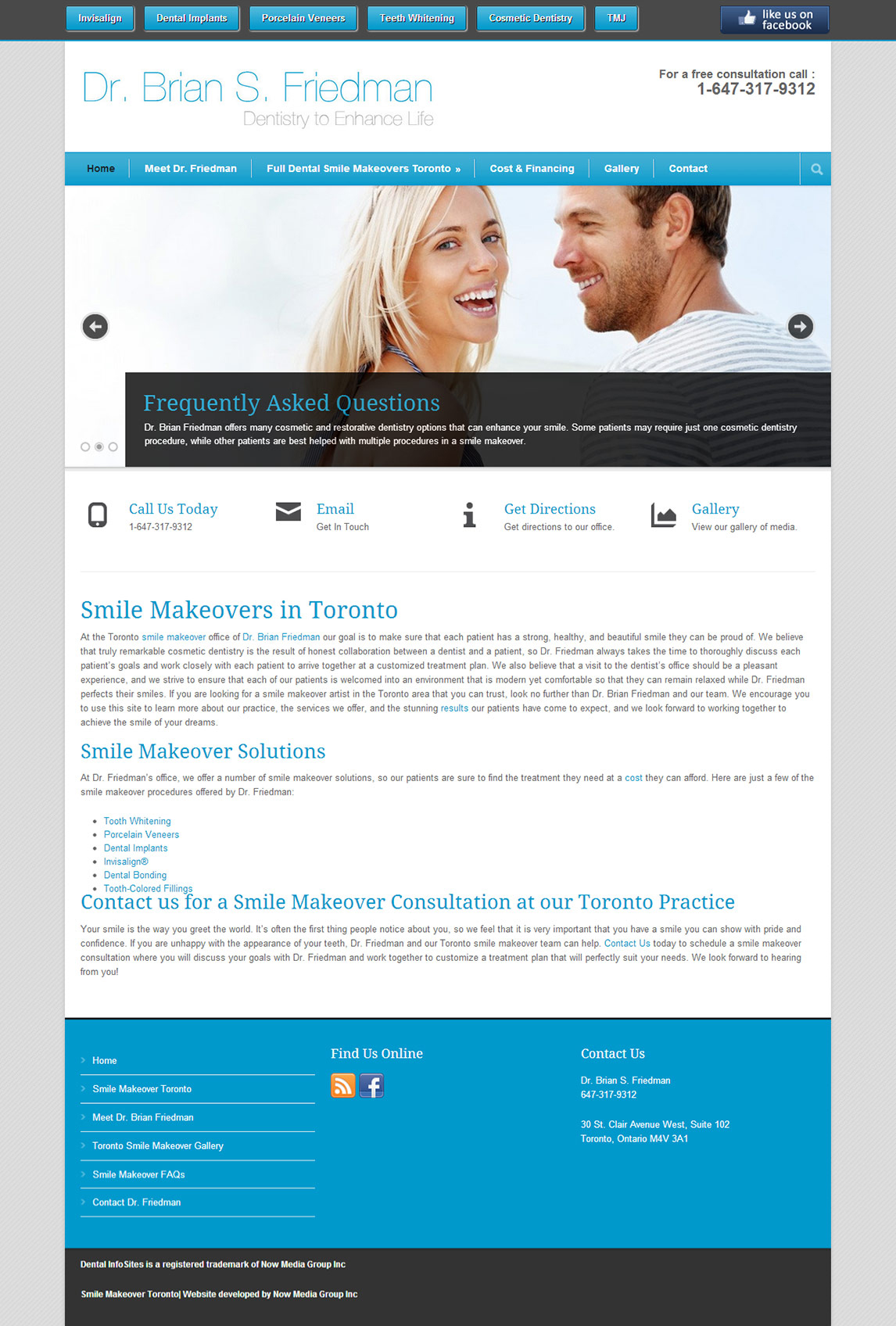 Smile Make Over InfoSite by Now Media Group